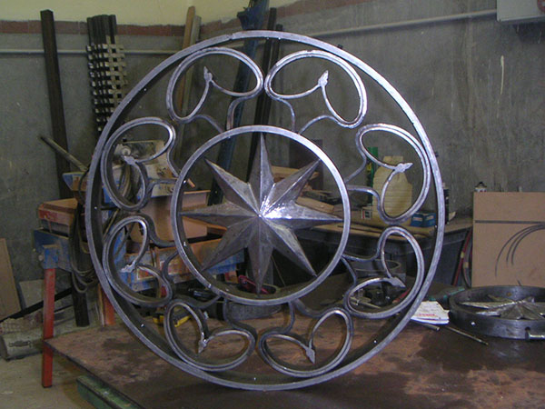 Puerta, berja grande